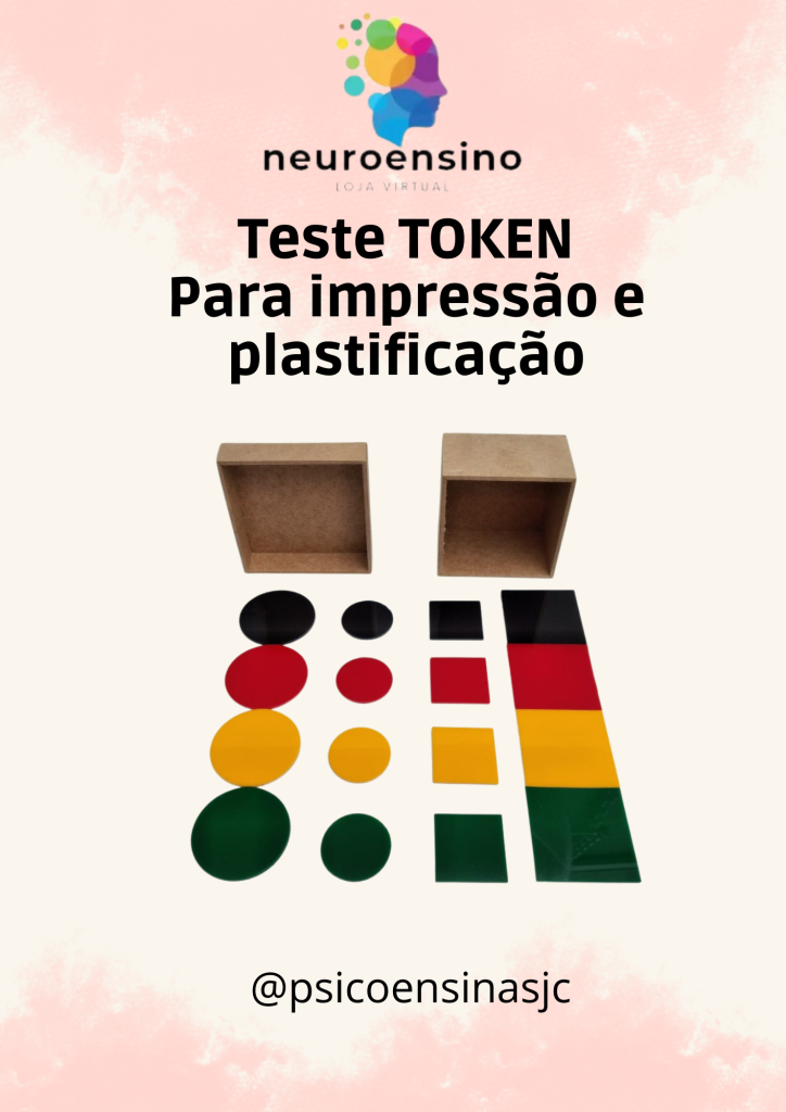 Token test para impressão e plastificação - PORTAL NEURO ENSINO