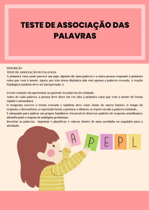 Teste de associação de palavras