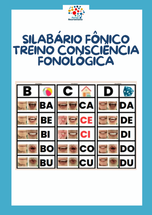 Silabário fônico  e alfabeto fônico