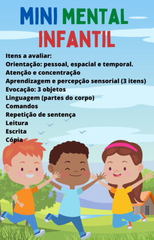 Teste Minimental infantil e adulto
