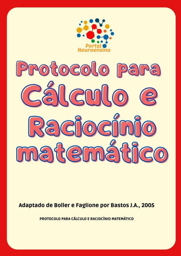 PROTOCOLO PARA CÁLCULO E RACIOCÍNIO MATEMÁTICO