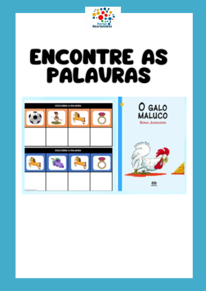 Encontre a palavra do livro O galo Maluco