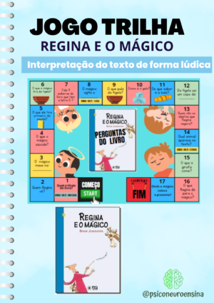 Jogo TRILHAS do livro REGINA E O  MÁGICO