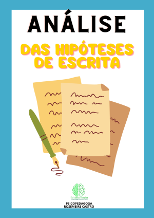Análise das Hipóteses de escrita