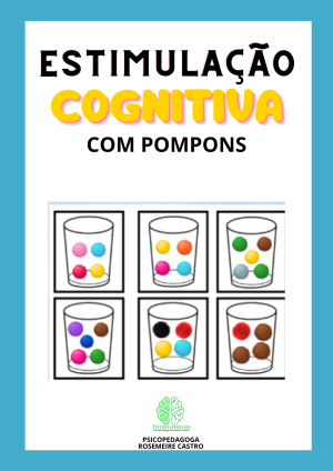 Estimulação Cognitiva com as cores dos  pompons
