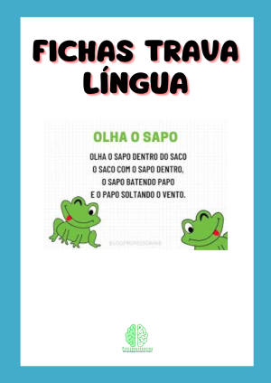 Cartinhas trava línguas