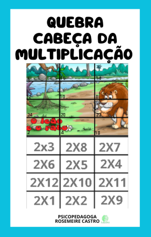 Quebra cabeça da multiplicação