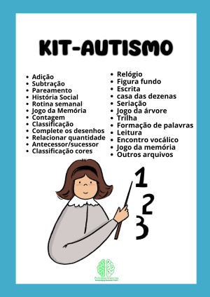 KIT AUTISMO- Várias atividades
