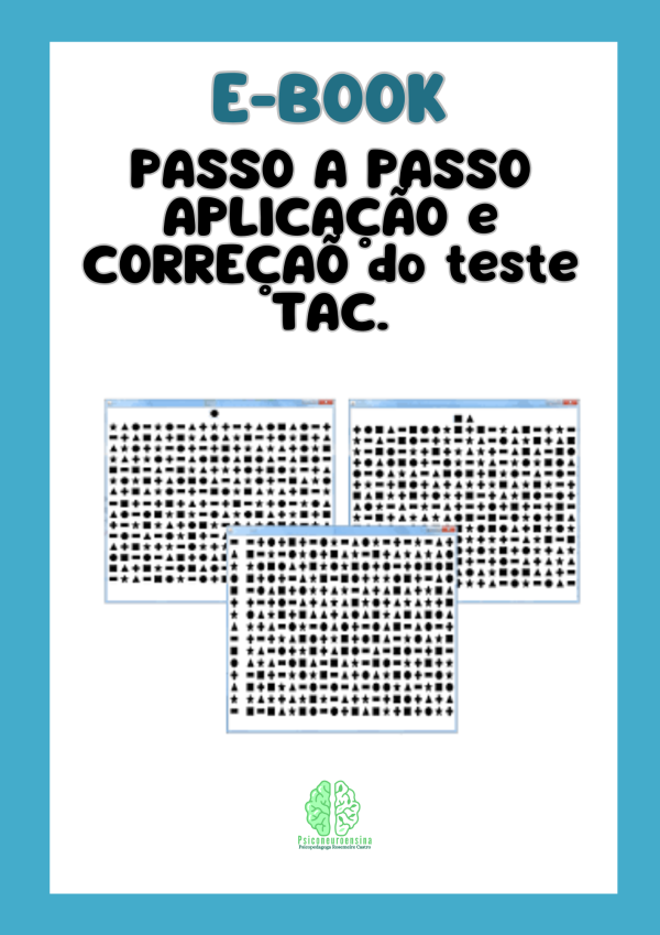 Ensino da correção e aplicação teste TAC (atenção e cancelamento)