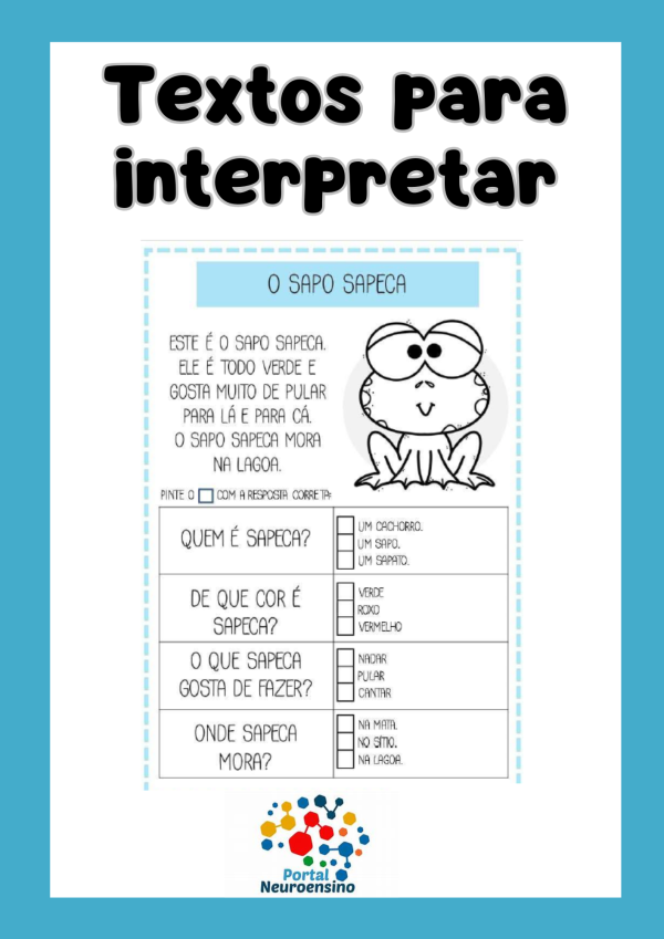 Textos para interpretar