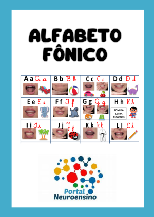 Alfabeto fônico cartaz
