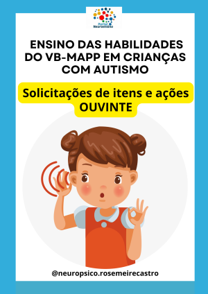 Ensino das Habilidades do VB-MAPP em Crianças com Autismo itens e ações OUVINTE