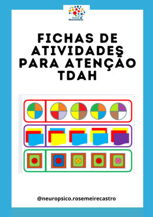 Fichas de  Atividades para atenção