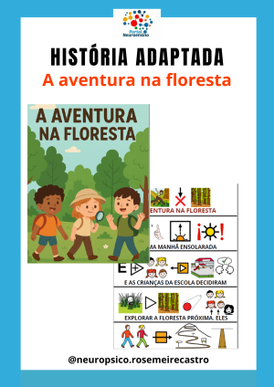 História adaptada: A aventura na floresta