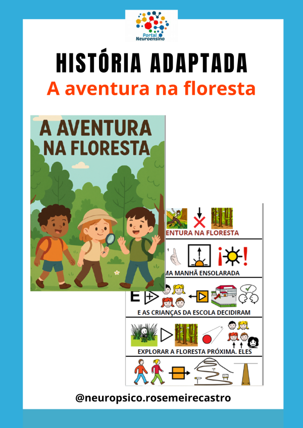 História adaptada: A aventura na floresta