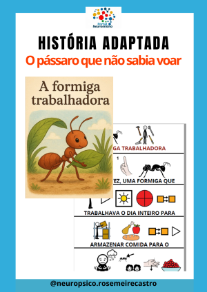 História adaptada: A formiga trabalhadora.