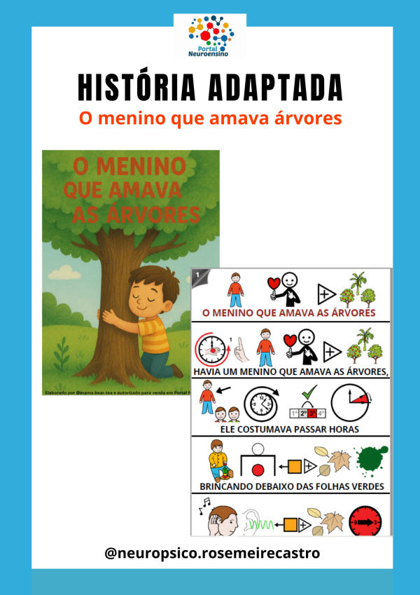 História adaptada "O menino que amava árvores"