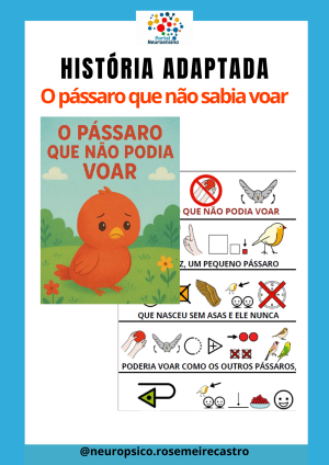 História adaptada: "O pássaro que não sabia voar"