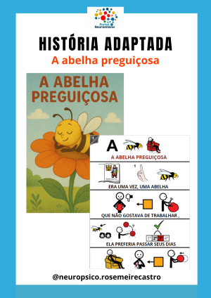 História adaptada "A abelha preguiçosa"